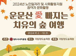 2024년 노인일자리 및 사회활동지원 참여자 문화활동 실시